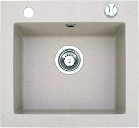 Gránit Mosogató Argo egymedencés konyhai mosogató 48,5 x 44 cm