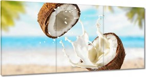 Vászonkép 60x30 Kókusztej Kókusz