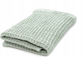 Vaffel pamut törölköző pisztáciás 50x90cm Homla