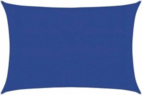 vidaXL kék négyszögletű HDPE napvitorla 160 g/m² 3x4,5 m