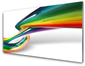 Üvegkép Abstract Rainbow Art 100x50 cm 2 fogas