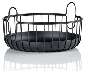 Fémhuzalos tárolókosár ø 22x8 cm Inu – Zone