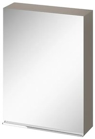 Cersanit - VIRGO tükör függő szekrény 60cm, szürke-króm, S522-015