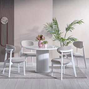 Étkezőasztal Aqua White