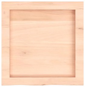 kezeletlen tömör tölgyfa fali polc 40x40x(2-6) cm