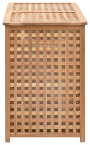 tömör diófa szennyeskosár 87,5 x 46 x 67 cm
