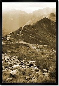 Poszterek keretben 40x60 Tátra Lengyel hegyek Kilátás