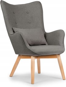 Sofotel 2044 Norse fotel lábtartóval, szürke