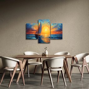 Kép - Vitorlások (90x60 cm)