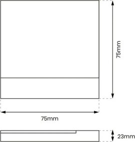 Eko Light BERG EKS603 Beépíthető lépcsőházi lámpa 1x0.6W/LED 4000K 14lm IP20