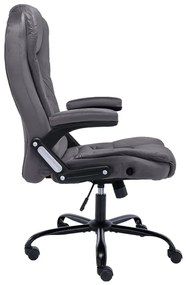 sötétszürke bársony irodaszék