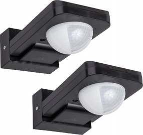 2x mozgásérzékelő 360st kültéri IP65 Led Maclean fekete