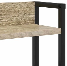 Fejtámla LED -es lámpákkal sonoma tölgy 100 cm Faanyag