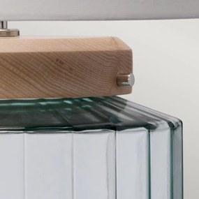 Elstead LUGA-TL-NATURAL - Asztali lámpa LUGA 1xE27/60W/230V