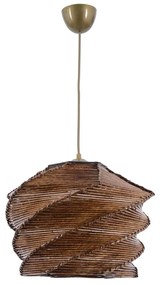 Világosbarna függőlámpa ø 32 cm Ruche – Opviq lights