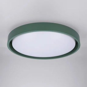 Brilagi - MATTEO dimmelhető LED lámpatest, 48 W, 230 V, 3000-6500 K, Ø 41 cm, zöld, távirányítóval