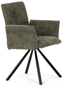 Étkezőszék-készlet visszahúzható mechanizmussalDCH-W1117 GRN2, 2 db