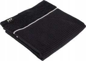 Kéztörlő Ostya Pamut Fekete 50 X 90 CM 500 G/m²