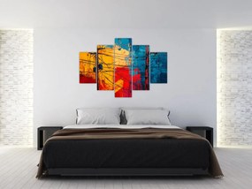 Kép - Absztrakt elektromos vezetékek (150x105 cm)
