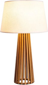 Quintiesse Slatted QN-SLATTED-TL-TEAK Asztali lámpa 1x60W/E27 IP20