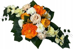 Csokor Nád Kompozíció Sír Temető Művirágok