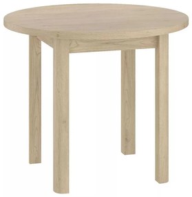 Adam étkezőasztal - 80 cm átmérő, cremona tölgy