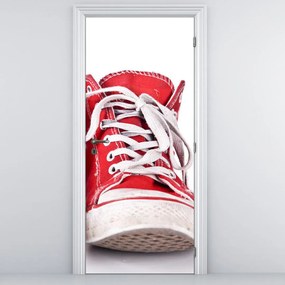 Fotótapéta ajtóra - tornacipő (95x205cm)