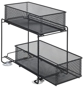 WENKO 69768800 - GIOMA konnektortartó 35x33,5 cm fekete