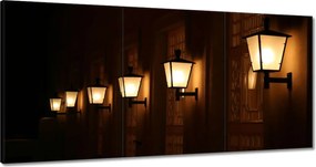 Vászonkép 60x30 Utcai lámpák