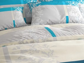 DELUXE türkiz pamut ágyneműhuzat Ágyneműhuzat mérete: 70 x 90 cm | 140 x 200 cm