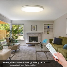 Brilagi - POOL SMART LED dimmelhető lámpa 128W/230V átmérő 100 cm Wi‑Fi Tuya fehér + távirányító