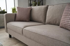 Kétszemélyes kanapé Kale Linen - Krém