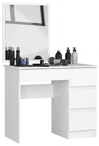 Modern fésülködő asztal, fehér