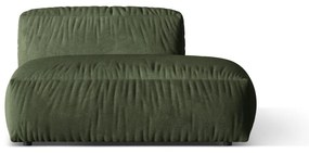 Zöld bársony kanapé modul (jobb oldali) Martina – Micadoni