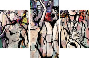Kép - Jazz éjszaka (90x60 cm)