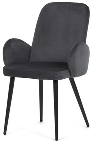 Szürke Bársony Étkezőszék. DCL-X7129 GREY2