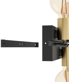 Eglo 900509 - Mennyezeti lámpa MACCHIONE 4xE27/10W/230V