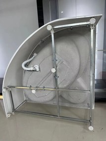 Szimmetrikus || kád váz 150x150 cm