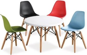 Fehér étkezőasztal OSLO 60x60