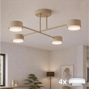 Brilagi - dimmelhető RGB LED felületre szerelhető csillár MONO 4xGX53/14W/230V Wi-Fi Tuya fekete