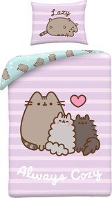 Pusheen Always Cozy ágyneműhuzat 140×200cm, 70×90 cm microfibre