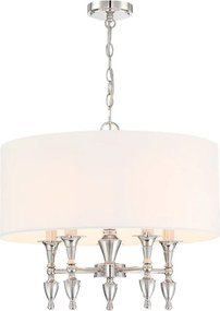 Cosmolight AUSTIN P05173NI-WH Csillár 5x40W/E14 IP20
