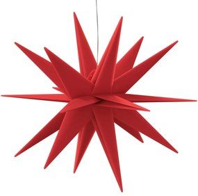 összecsukható piros karácsonyi lámpa LED-del 43 cm