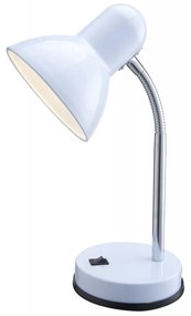GLOBO-2485 BASIC fehér színű íróasztali lámpa 1xE27 40W ↕330mm ↔145x130mm