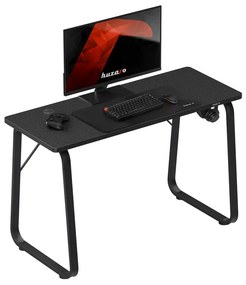 Gamer asztal, 120 cm x 48 cm fekete