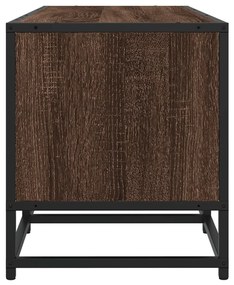 barna tölgy színű szerelt fa TV-szekrény 210 x 35 x 41 cm