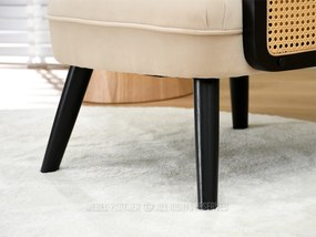 Fotel Will (bézs + fekete). 1110476