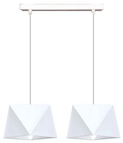 Csillár zsinóron DIAMENT 2xE27/60W/230V fehér