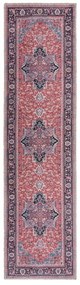 Borvörös mosható futószőnyeg újrahasznosított szálkeverékből 60x230 cm Windsor – Flair Rugs