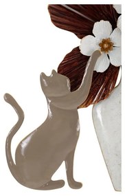 Fém fali dekoráció 55x60 cm Cat – Mauro Ferretti